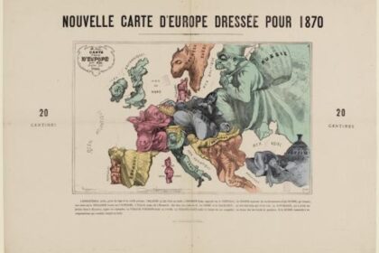 The Nouvelle Carte d’Europe dressée pour 1870