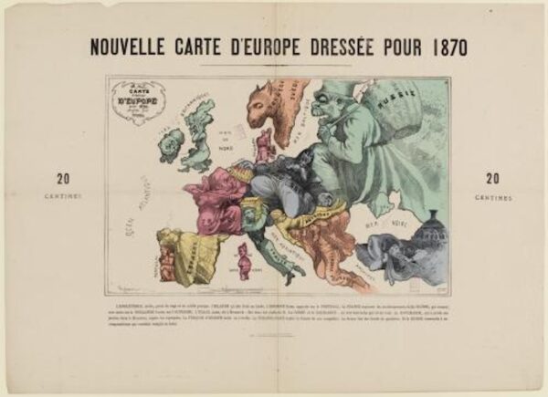 The Nouvelle Carte d’Europe dressée pour 1870