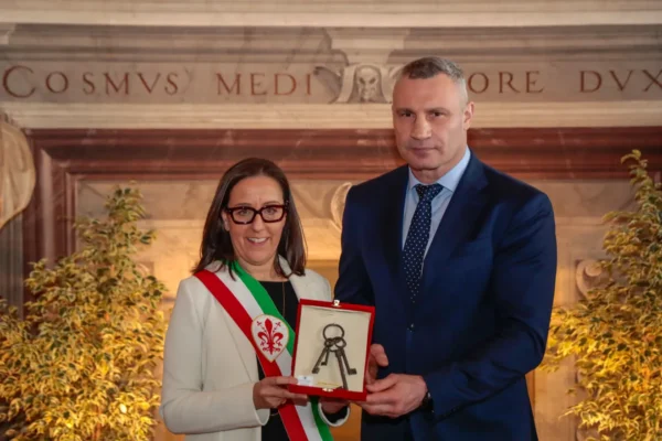 Florence awards Keys of the City to Kyiv mayor Vitaliy Klitschko