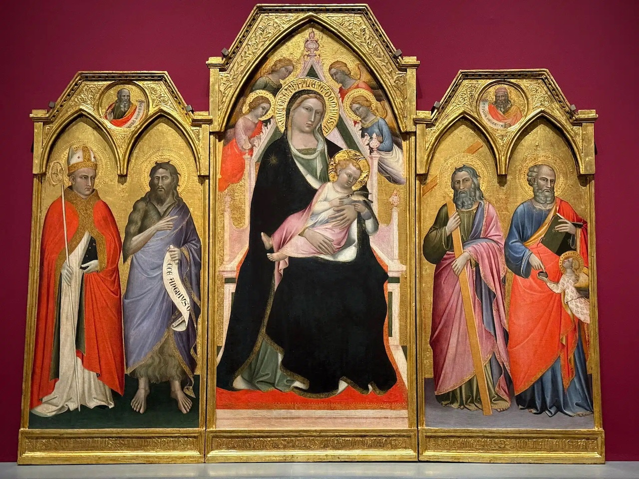 Restored Spinello Aretino triptych returns to Accademia