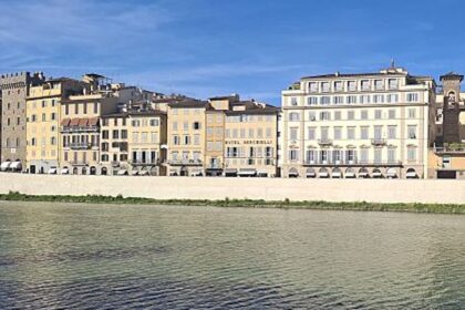 Arno white riverbank walls spark debate after the black cube controversy