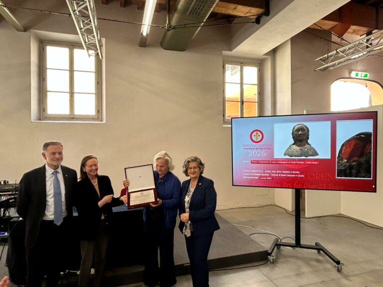 Restoration award for work damaged in 1966 flood at Florence church