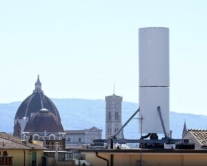 Florence skyline controversy over large rooftop antenna near historic centre