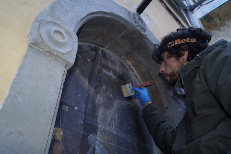 Historic Santa Croce tabernacle returns to public view after restoration