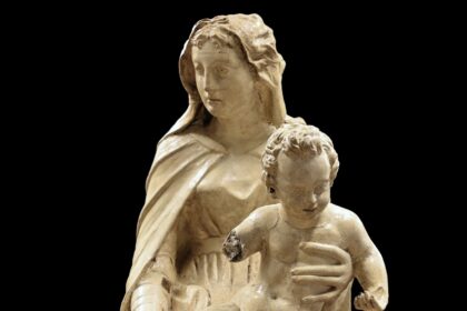 Restored Sansovino sculpture on display in Florence before returning to Venice