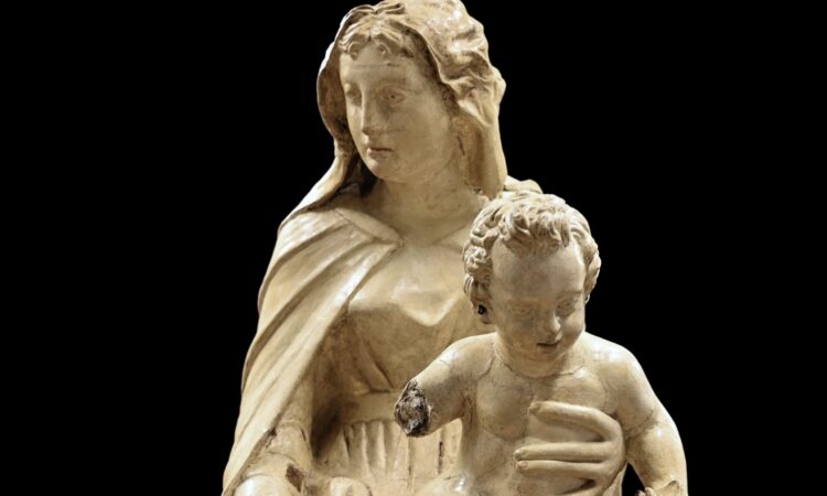 Restored Sansovino sculpture on display in Florence before returning to Venice