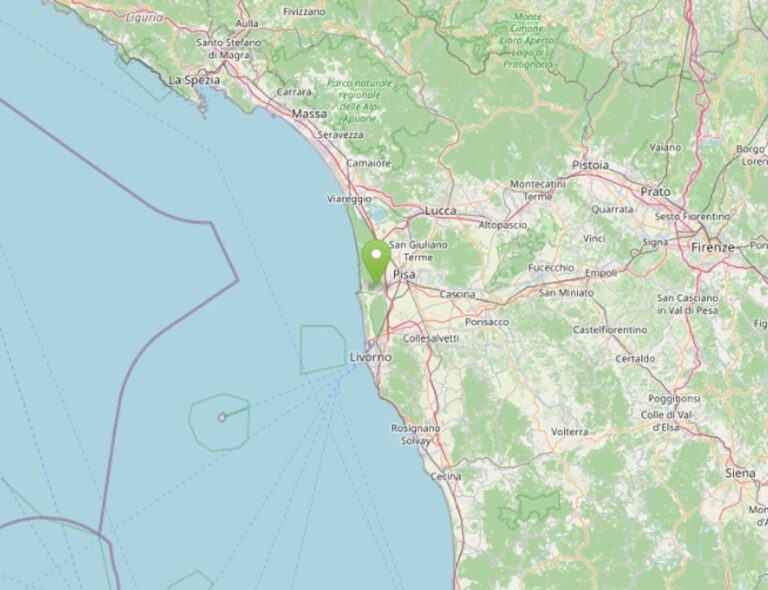 Magnitude 4.3 Earthquake Strikes Near Pisa, Felt Across Northern Tuscany