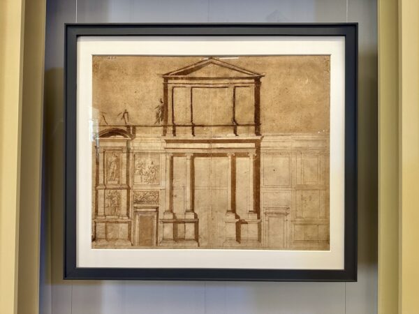 Michelangelo’s San Lorenzo façade drawing goes on display before restoration